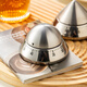onlycook 定時(shí)器不銹鋼  創(chuàng  )意手動(dòng)小巧機械計時(shí)器提醒神器 廚房小工具 飛碟計時(shí)器