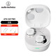 鐵三角ATH-SQ1TW2代真無線藍(lán)牙入耳式耳機(jī)降噪小巧精致小方糖新款女生款耳塞 SQ1TW2白色