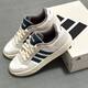 阿迪達斯（adidas）官方艦店男鞋 春季新款復古運動(dòng)鞋潮流耐磨休閑鞋低幫板鞋籃球鞋 JH8812/白藍棕 39