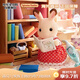 森貝兒家族（Sylvanian families）日版巧克力兔妹妹 過(guò)家家玩具玩偶套裝 七夕情人節禮物