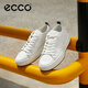 愛步（ECCO）休閑板鞋男 潮流厚底復(fù)古增高男鞋牛皮 街頭ACE856814 白色85681450874 42 建議選購大一碼