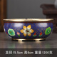 御時居景泰藍(lán)大號純黃銅煙灰缸中式家用客廳辦公室輕奢網(wǎng)紅創(chuàng)意復(fù)古個性 霸王金蟾-景泰藍(lán)十二生肖