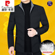 皮爾卡丹反季輕薄羽絨服男短款立領(lǐng)中年爸爸裝2025新款冬季男士外套 N-YR黑色【千人已買(mǎi)】 L【建議120-135斤】