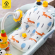 貝昔嬰兒洗澡墊寶寶洗澡神器可坐躺防滑墊新生兒浴盆浴架沐浴床通用 【天絲布網(wǎng)】探險之旅