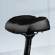 迪路仕（DEROACE）自行車(chē)坐墊柔軟舒適騎行無(wú)鼻鞍座裝備配件山地車(chē)后座墊車(chē)座海綿墊 黑色