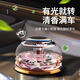 宸瀅車(chē)載香薰車(chē)用高檔香氛車(chē)內飾用品太陽(yáng)能汽車(chē)香水女男士專(zhuān)用擺件K 香水座【玫瑰金-桂馥蘭味】