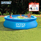 INTEX家庭充氣兒童成年人洗澡游泳池 大型寶寶玩具加厚加高泳池 28120