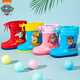 汪汪隊立大功（PAW PATROL）汪汪隊兒童雨靴卡通束口加絨雨鞋四季通用水鞋男女童防滑防水膠鞋 紅色 內長(cháng)18cm