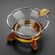 餐將軍 茶漏過(guò)濾網(wǎng)高檔公道杯泡茶功夫茶漏器茶具配件套裝茶水過(guò)濾器