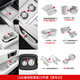 麗卡尼25款理想L6/L7/L8L9中控水杯墊儲(chǔ)物盒防護(hù)墊汽車內(nèi)飾用品改裝配件 24-25款L6金剛板硅膠套裝15件-白