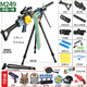 貝雷特大菠蘿M249機關(guān)槍手自一體軟彈搶電動(dòng)連發(fā)重機槍兒童玩具槍男孩子 電動(dòng) 24發(fā) M249全套+支架