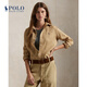 Polo Ralph Lauren 拉夫勞倫 女裝 經(jīng)典款經(jīng)典版型亞麻襯衫RL26484 250-卡其色 XS