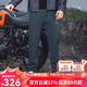 AKSERIESAK男裝新復(fù)古回潮系列易穿搭針織拉絨直筒休閑長褲男2252221 藍(lán)灰色 2XL
