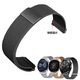 華為表帶GT5pro/GT/gt2/GT4米蘭尼斯雙磁吸透氣watch4pro金屬表鏈 米蘭尼斯單磁吸-黑色 GT5pro/gt5/46表盤(pán)=22mm