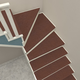 小棕熊樓梯踏步墊自粘樓梯墊防滑家用墊子臺階貼實(shí)木旋轉樓梯腳踏墊地墊 咖啡色-純色【可自由裁剪】 80*80+4.5cm【白色大理石慎用】