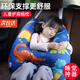 南枳兒童車(chē)上睡覺(jué)神器車(chē)載抱枕頭防勒脖安全帶汽車(chē)后座長(cháng)途坐車(chē)護頸枕 恐龍抱枕