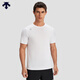 迪桑特（DESCENTE） RUNNING系列 男士  透氣F360 短袖針織衫 WT-WHITE XL (180/100A)