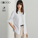 G2000商場(chǎng)同款修身剪裁上衣長(zhǎng)袖襯衫41223433G2 白色 34 