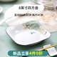 優(yōu)尊陶瓷 陶瓷釉中彩餐具家用簡(jiǎn)約新中式加厚碗盤(pán)碟單個(gè)健康微波爐適用 8英寸四方盤(pán)【方菜盤(pán)】