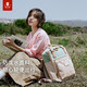 MYD雙肩包女2024新款女士背包大容量書(shū)包大學(xué)生女旅行包電腦包媽咪包 （M）果仁 Nuts 薄荷 Mint水蜜桃