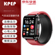 KPEP【醫療旗艦】高精準氣囊測血壓手表評估尿酸血糖手表健康監測心率血氧睡眠運動(dòng)男女老年人健康手表 中國紅【氣泵血壓+血糖尿酸血脂評估+遠程親友關(guān)愛(ài)】