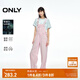 ONLY秋季設(shè)計感休閑百搭寬松直筒背帶牛仔褲女|12437M001 C32 薰衣草粉色 165/68A/M