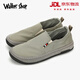 Walker Shop品牌帆布鞋男2025新款透氣老北京布鞋男士冰絲輕薄一腳蹬休閑鞋 綠色 41