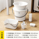 bdo水桶學(xué)生宿舍用洗漱套裝大學(xué)生住校用品洗臉盆盆桶三件套加厚耐摔 【開(kāi)學(xué)洗漱六件套】大號14L6個(gè)
