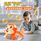 HERO THRIVE嬰幼兒抬頭訓(xùn)練玩具0-6個(gè)月哄娃神器抓握訓(xùn)練新生兒寶寶早教禮物 翻斗猴子-橙色