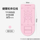 PEPEBEAR健腹輪專用墊腹肌輪墊子瑜伽男士健身跪墊訓(xùn)練運(yùn)動(dòng)建腹加厚卷腹輪 【體位線健腹專用墊-粉】科學(xué)引導(dǎo)體位線/雙面防滑