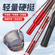 臻佑（Grsaed）釣魚碳素抄網(wǎng)套裝2.1米抄網(wǎng)竿超輕超硬抄網(wǎng)桿撈魚網(wǎng)兜折疊抄網(wǎng)頭