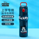 迪士尼（Disney）水杯兒童保溫杯316不銹鋼小學(xué)生男女寶寶吸管杯便攜大容量直飲杯 500ml【直飲+硅膠杯圈】綠米奇