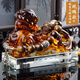 赤槿汽車(chē)內(nèi)飾品擺件大全貔貅小車(chē)上男士大氣中控臺(tái)香水座車(chē)載香薰 琉璃款+錢(qián)袋虎睛石佛珠(香水+防 花香調(diào)