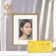 鑫金之道黃金定制金鈔照片生日金卡0.5g1g婚書(shū)結(jié)婚禮物送老婆金條金幣0.1g 1克金鈔定制 （130*62mm）