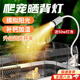 曇蓓漫烏龜曬背燈烏龜燈uvb龜燈uva加熱燈蜥蜴燈全光譜太陽燈蘆丁雞保溫 【黑色長款、調(diào)光開關(guān)】+50W燈泡 模擬陽光、自然健康成長~