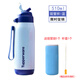 特百惠（Tupperware）吸管保溫杯510ml 304不銹鋼真空保溫杯大容量男女學生水杯 吸管保溫杯-藍色 510ml