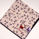 kupa28cm純棉雙層雙面手帕 棉紗日式手絹超柔軟細膩精致刺繡 花籃 28*28cm