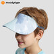 moodytiger兒童空頂帽防曬帽夏季男女童3D可折疊輕便遮陽太陽帽運(yùn)動(dòng)棒球帽子