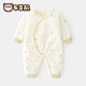 新生兒連體衣嬰兒無(wú)骨哈衣春秋純棉初生和尚服爬服男女寶寶內衣服 四季款-（蒲公英連體衣） 52cm(0-1個(gè)月)
