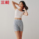 三槍【純棉寬松】女內褲防走光安全褲印花短褲透氣女士平角褲