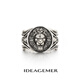 IDEAGEMER925銀獅子王戒指男士國潮風(fēng)復古小眾設計霸氣痞帥開(kāi)口指環(huán)可調節 獅子王開(kāi)口戒指-19-21號