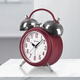 SEIKO日本精工時(shí)鐘新品卡通臥室大音量大尺寸時(shí)尚簡(jiǎn)約夜燈夜光貪睡鬧鐘 QHK051R紅色