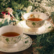 NARUMI日本 鳴海 Queen's Memory 雙人茶杯碟套裝/甜品碟  釉中彩 茶杯碟套裝4件/95082-21457禮盒