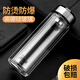 希諾（HEENOOR） 玻璃杯雙層男士帶濾網(wǎng)商務(wù)泡茶杯子辦公耐熱加厚水杯刻字定制 6712藍(lán)色/360ML