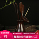 澳爵斯 功夫茶具 黑紫檀木茶道六君子 實(shí)木茶道零配件 茶藝 茶具 黑檀木花瓶六道
