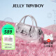 JellyToyboy包包女包JTB银河包2024年高级斜挎包女小众设计机车通勤手提包 银色