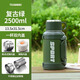 琪虎316不銹鋼保溫壺大容量戶(hù)外便攜車(chē)載旅行壺家用暖瓶學(xué)生宿舍大號 軍綠色【雙內蓋】2500ml