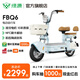 綠源【門店自提】新國(guó)標(biāo)電動(dòng)自行車FBQ6 男女小型長(zhǎng)續(xù)航代步踏板電瓶車卡樂09 到門店選顏色-理論續(xù)航60KM