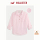 HOLLISTER25秋季新款經(jīng)典小海鷗美式通勤棉質(zhì)襯衫女裝KI340-5088 淺粉色 XS (160/84A)