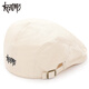 肯默前進(jìn)帽復古貝雷帽正反兩戴畫(huà)家帽男女鴨舌帽 米白  均碼